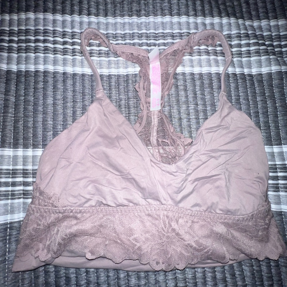 PINK Victoria's Secret Pink Lace Bralette